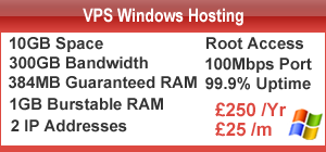 VPS Cheap Windows Hosting UK